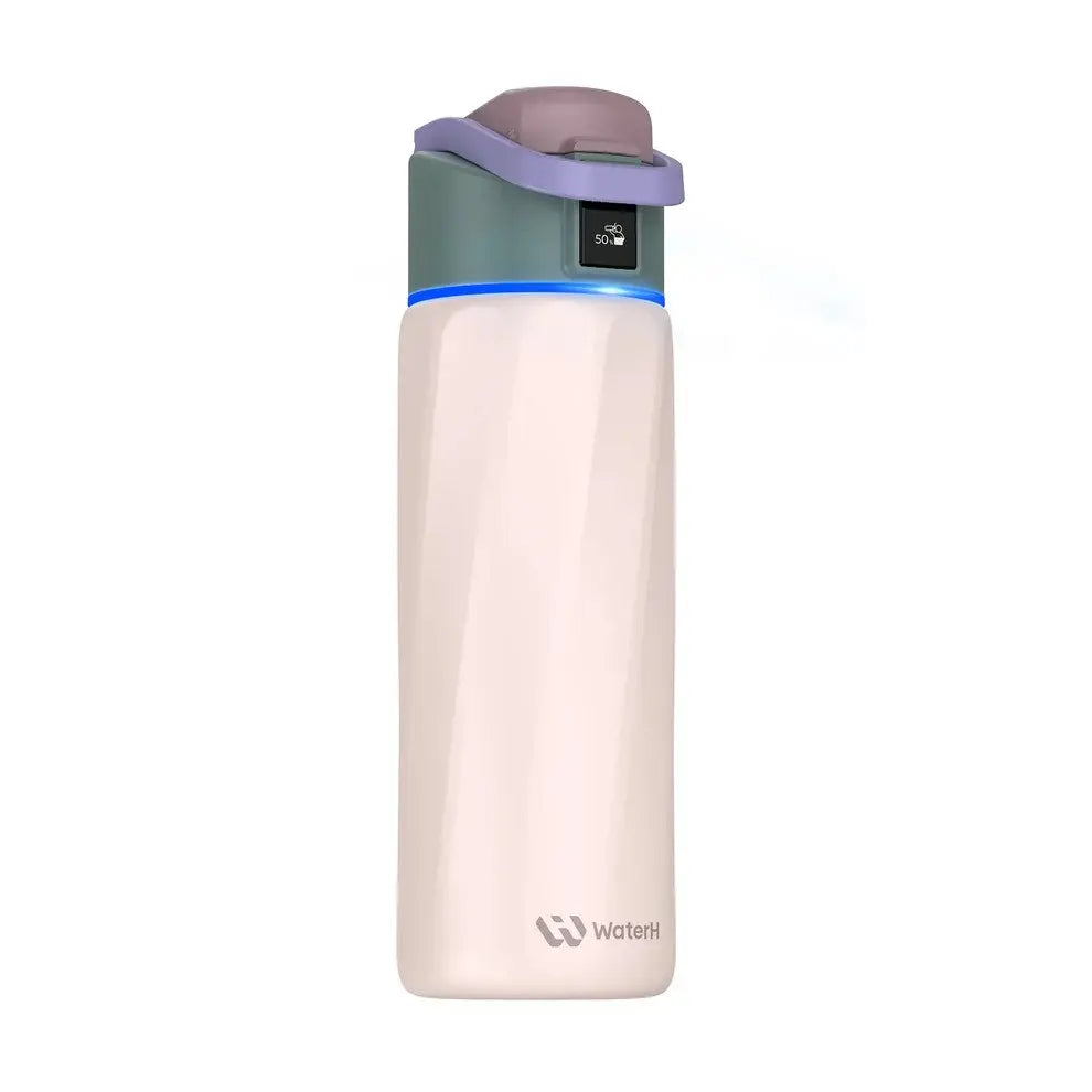 WATERH Boost Smart Water Bottle with APP - Insulated Stainless Steel Flask, Water Intake Tracker & Hydration Reminder, Portable Vacuum Thermal Cup, Wide Mouth Water Bottle for Travel & Gym, , Free Christmas Sticker，Ideal Gift