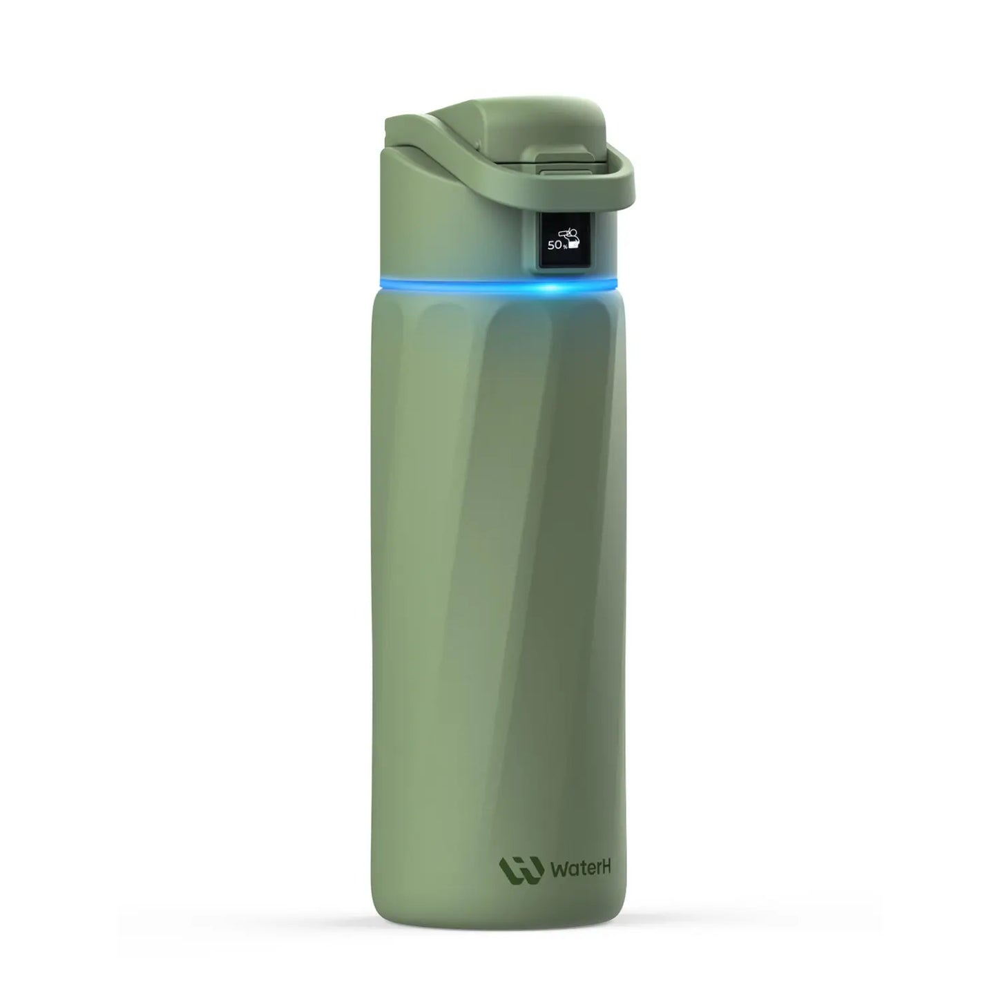 WATERH Boost Smart Water Bottle with APP - Insulated Stainless Steel Flask, Water Intake Tracker & Hydration Reminder, Portable Vacuum Thermal Cup, Wide Mouth Water Bottle for Travel & Gym, , Free Christmas Sticker，Ideal Gift
